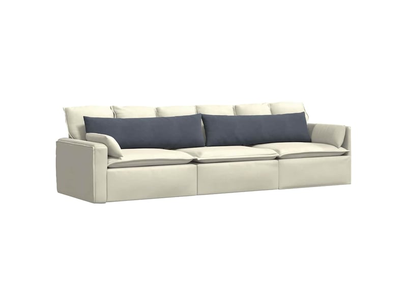 Lot de 2 coussins de canapé, coussins décoratifs gris foncé 145 x 40 cm cf59083 - Conforama C
