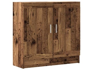 Meuble dev rangement vieux bois 82,5x30,5x80 cm bois d'ingénierie