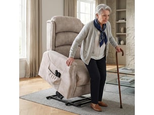 Fauteuil relax électrique  PANGIVO Velours beige