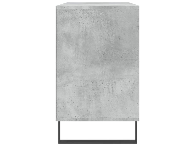  Meuble à chaussure, armoire à chaussures gris béton 102x36x60 cm bois d'ingénierie shl2630  - Conforama E