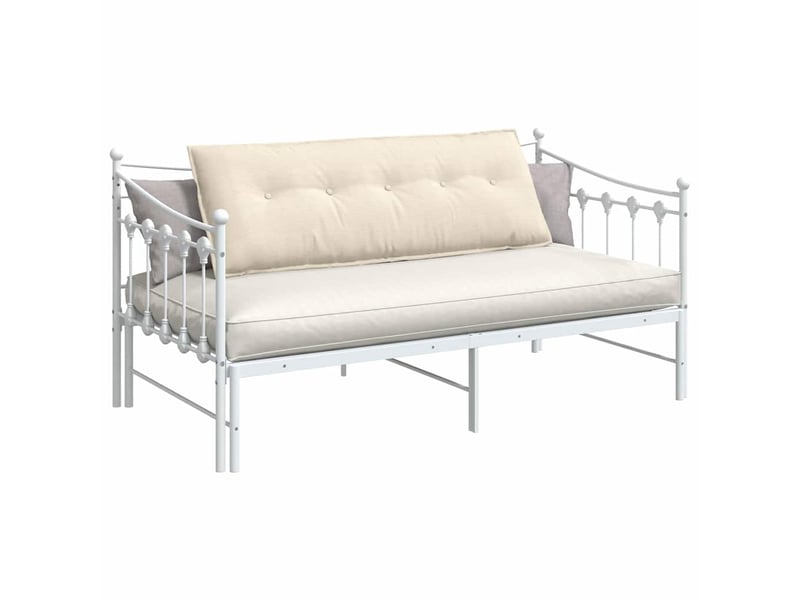 Coussin de dos, coussin de dossier crème 140 x 50 cm tissu en velours côtelé cf54617 - Conforama C