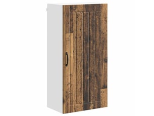 Meuble mural de cuisine, armoire de cuisine bois ancien 50x31x100cm shl2593