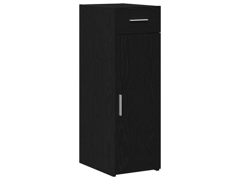  Buffet - bahut - meuble de rangement avec tiroir chêne noir 30 x 42,5 x 93 cm  - Conforama A