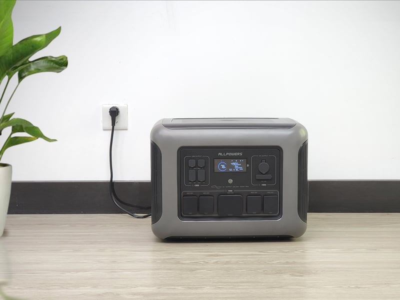  Station électrique portable r2500 v2 1920wh 2500w, batterie lifepo4, recharge solaire mppt, ups, wifi  - Conforama D
