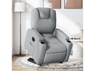 Fauteuil relax électrique <strong></strong> Tissu argenté