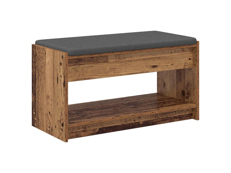 Banc d'entrée, banc interieur bois ancien 83x38x45 cm - Conforama A