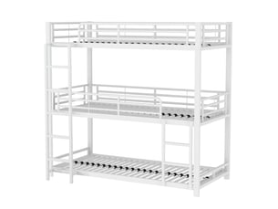 Lit empilable 90x200 cm ZOVIRA   coloris blanc