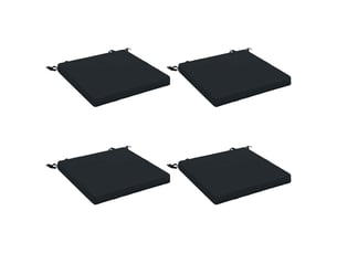 Lot de 4 coussins de siège, coussins d'assise soest 100 % polyester cf60165