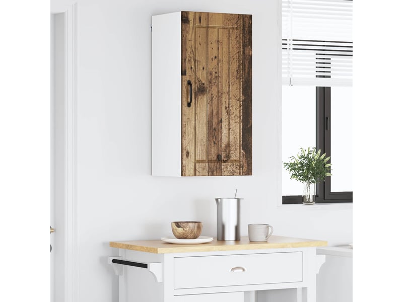  Meuble mural de cuisine, armoire de cuisine bois ancien 40x31x80cm shl2622  - Conforama D