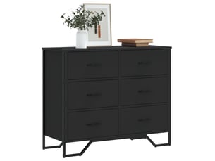 Commode 1 tiroir(s)    <strong></strong> <strong></strong> coloris noir largeur 91 cm