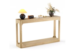 Console 0 tiroir(s)  coloris naturel <strong>MAISENTIEL</strong> <strong></strong> - longueur 140 cm - 140 cm