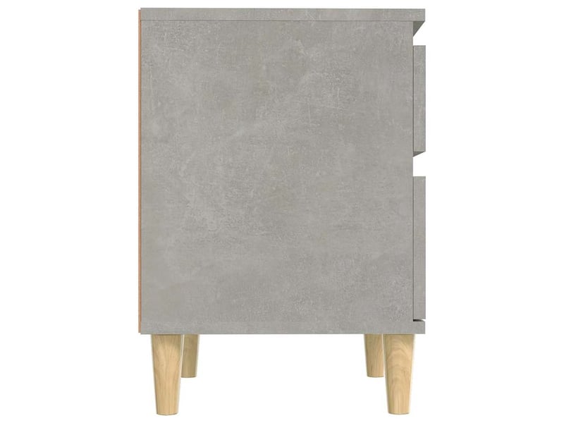  Table de chevet - cabinet de chevet - table de nuit gris béton 40x35x50 cm  - Conforama E