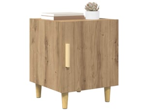 Table de chevet - cabinet de chevet - table de nuit chêne artisanal 40 x 40 x 50 cm