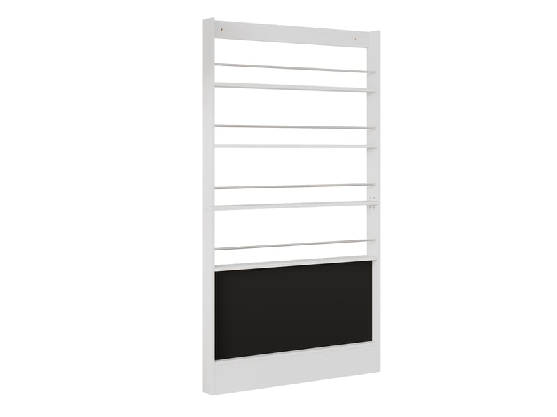  Lot de 2 bibliothèques pour enfants 4 niveaux tableau noir blanc N883P326986W-2 - Conforama A