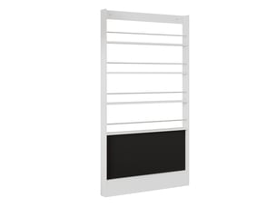 Bibliotheque coloris blanc <strong>PANGIVO</strong> <strong>N883P326986W-2</strong> - 200 cm x 180 cm