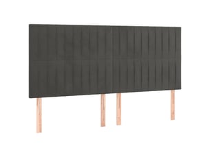 Tete de lit A poser largeur 160 cm gris