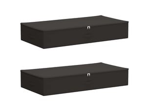 Boîte de rangement 2 pcs tissu intissé 90x48x15 cm 64,8 l shl24423