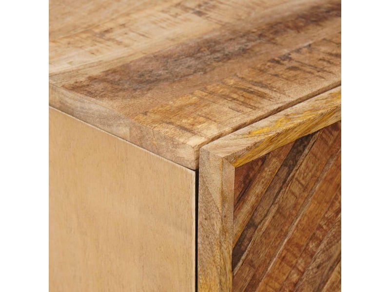  Table de chevet - cabinet de chevet - table de nuit 2 pièces marron 40 x 33,5 x 46 cm  - Conforama E