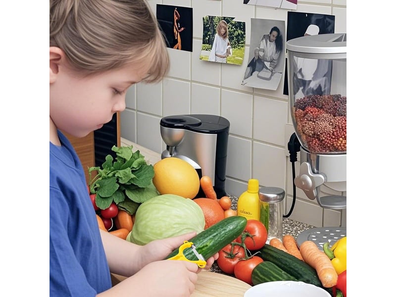 Râpe légumes double face, 2 en 1 pour éplucher et râper, éplucheur à fruits et légumes avec poignée ergonomique (2 pcs) - Conforama D