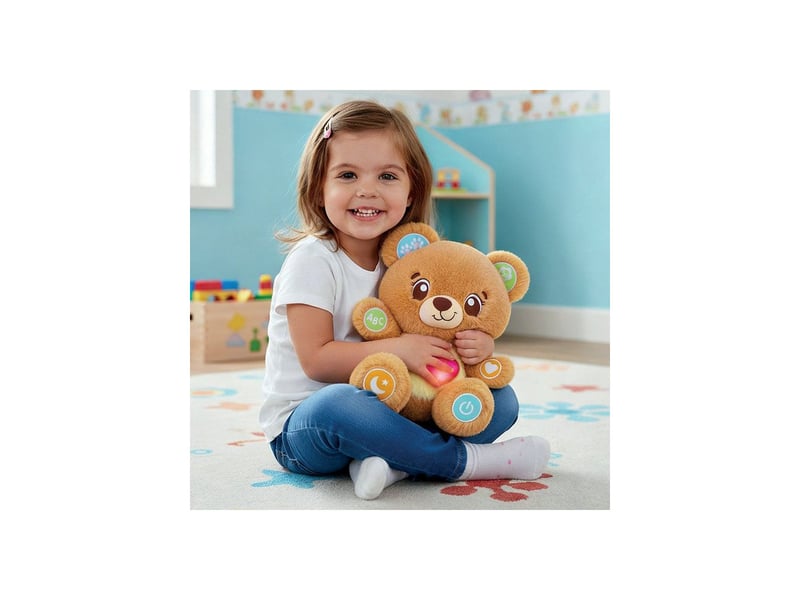  Ours en peluche interactif personnalisable 1 a 5 ans avec bluetooth et mode calm time VTE3417766232052 - Conforama E