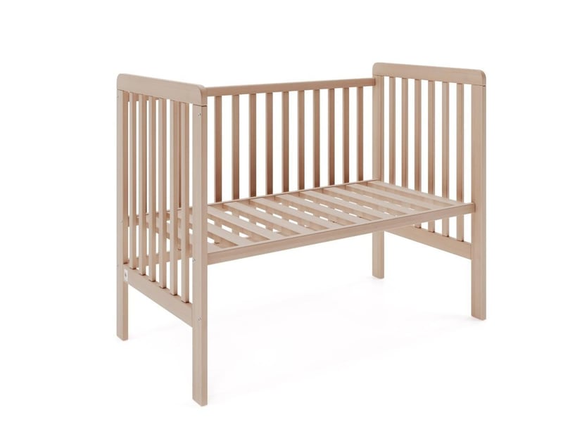 Yappyuno - lit bébé 120x60 cm - naturel 4754010385188 - Conforama D