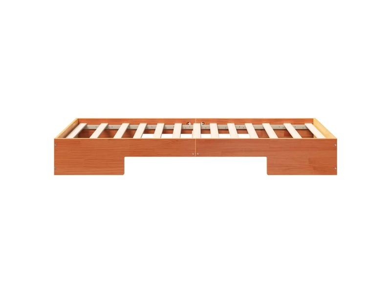  Lit simple- lit adulte -  cadre de lit marron 80 x 200 cm  - Conforama D