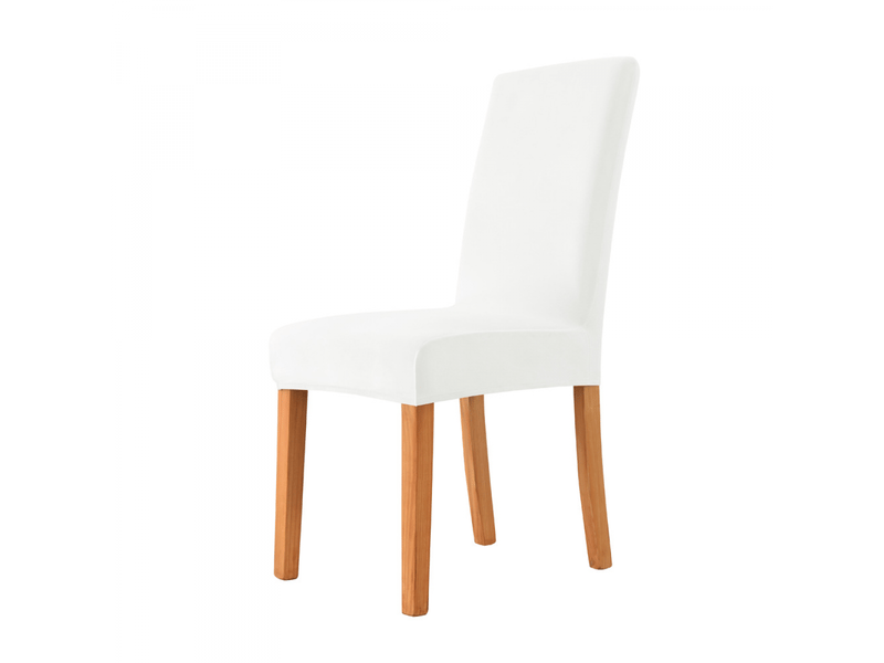  Housses de chaise en velours, fabriquées en spandex extensible avec bande élastique, adaptées aux restaurants, hôtels, fêtes et banquets blanc, paqu XLH-ZLS-009379MF - Conforama A