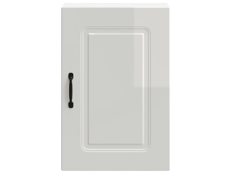  Armoire murale de cuisine kalmar blanc brillant bois ingénierie shl5484  - Conforama E