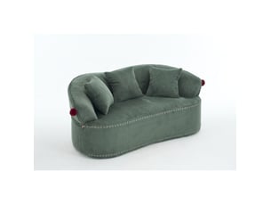 Canapé droit compressé fixe <strong>MODFU</strong> <strong></strong> 2 places Velours côtelé vert