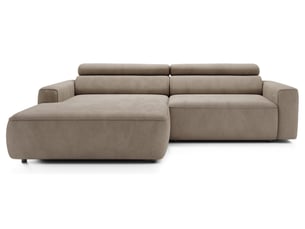 Selsey fando - canapé d'angle - 252 cm - velours beige