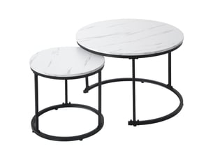 Table basse coloris blanc