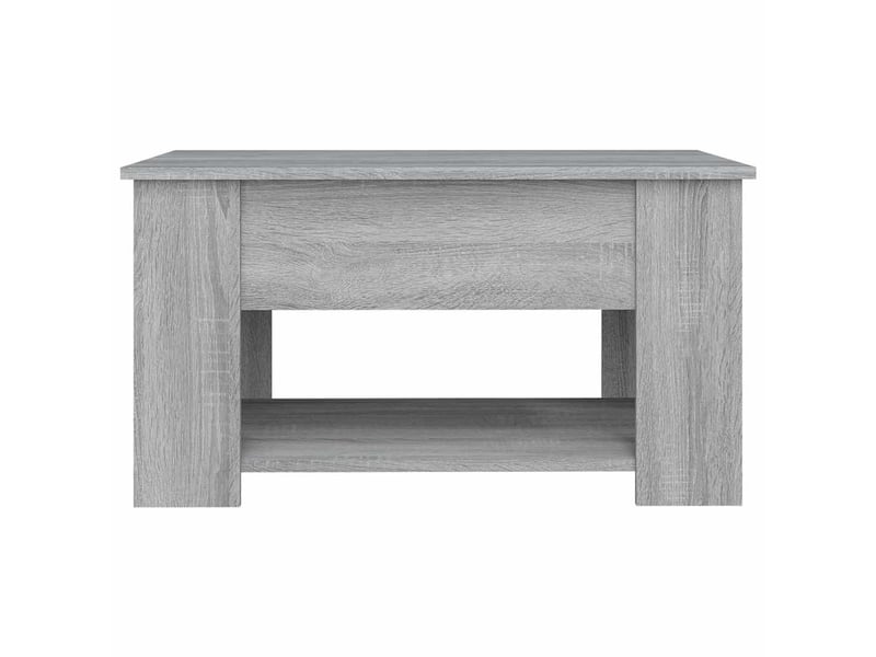  Table basse - table de salon - table à thé sonoma gris 79x49x41 cm bois d'ingénierie  - Conforama E