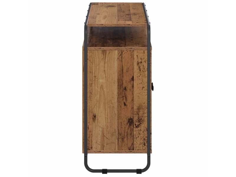  Buffet salon, buffet de rangement bois ancien 102x35x75 cm bois d'ingénierie shl68188  - Conforama E