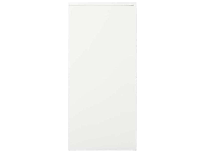  Armoire de rangement, armoire à portes coulissantes blanc 90x40x90 cm acier shl2094  - Conforama C