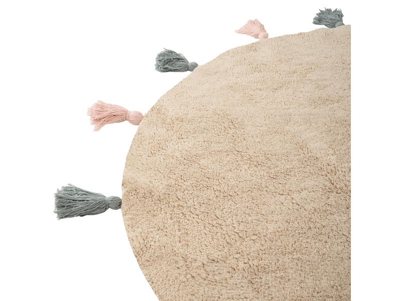  Tapis enfant kodinhi  beige ø 120 cm coton  - Conforama D
