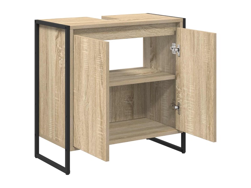  Cabinet de salle de bain sonoma 60x30x60 cm  - Conforama E