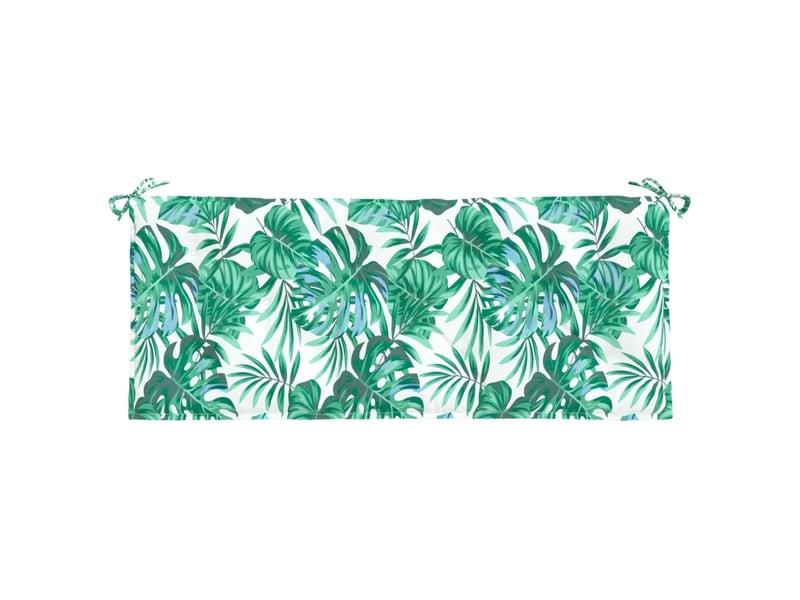  Coussin de banc de jardin, coussin d'assise motif de feuilles 120x50x7 cm cf52752  - Conforama A