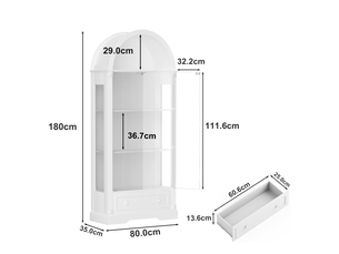 Bibliotheque coloris  blanc  <strong></strong> <strong></strong> - 80 cm x 35 cm