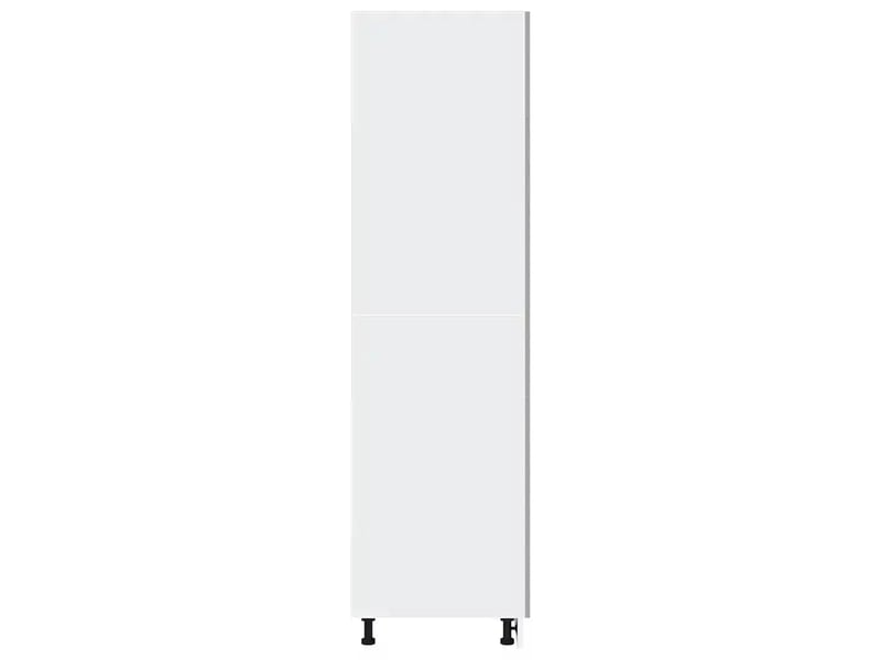 Armoire réfrigérée grand espace de rangement 60 x 57 x 207 cm en bois d'ingénierie gris béton 02_0050766  - Conforama E