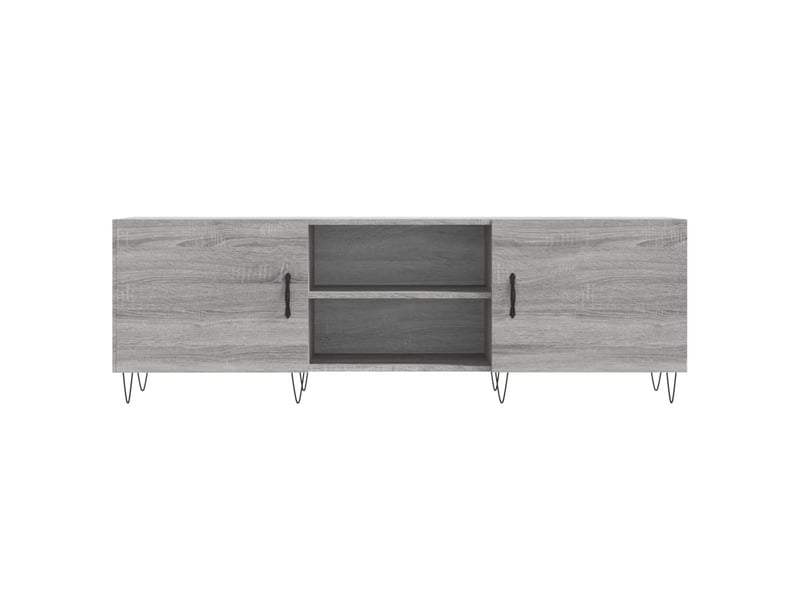  Meuble tv - banc tv - meuble de rangement sonoma gris 150x30x50 cm bois d'ingénierie  - Conforama E