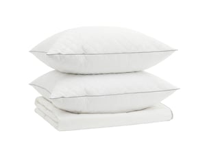 Ensemble de couette 90 % en duvet d’oie fulda 3 pcs - duvet 220 x 260 cm