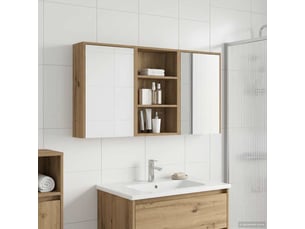 Ensemble de meubles de salle de bain 3 pcs 126x16x62.5 cm shl5109