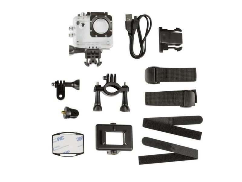  Camera sport full hd 1080p 12mp avec boitier etanche et accessoires  - Conforama B
