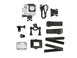 Camera sport full hd 1080p 12mp avec boitier etanche et accessoires