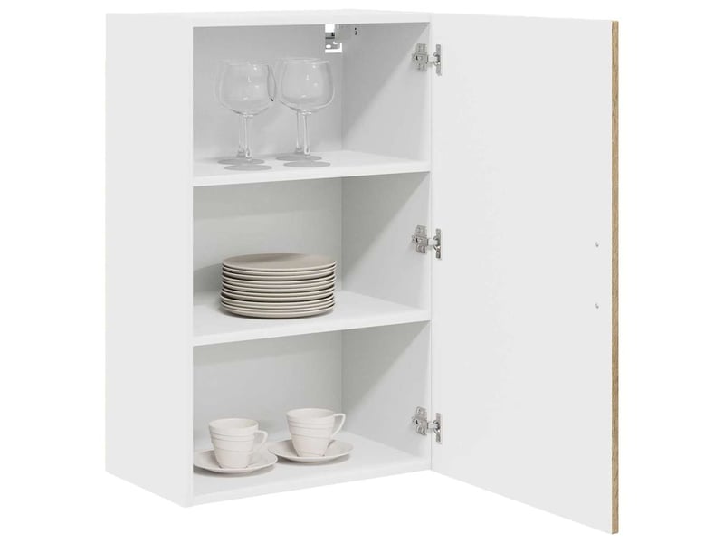  Meuble mural de cuisine | armoire de cuisine chêne sonoma 50x31x80cm  - Conforama C
