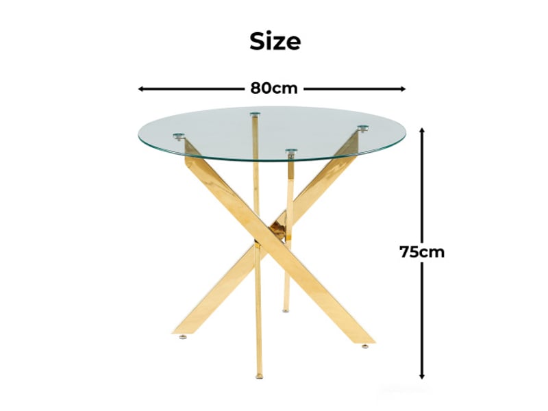 Ensemble salle à manger 5 pièces : table et 4 chaises – design moderne et élégant  - Conforama C