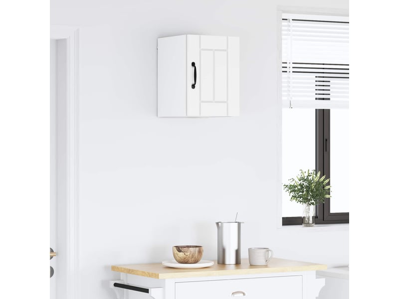 Meuble mural de cuisine, armoire de cuisine blanc 30x31x40cm bois d'ingénierie shl2434 - Conforama C