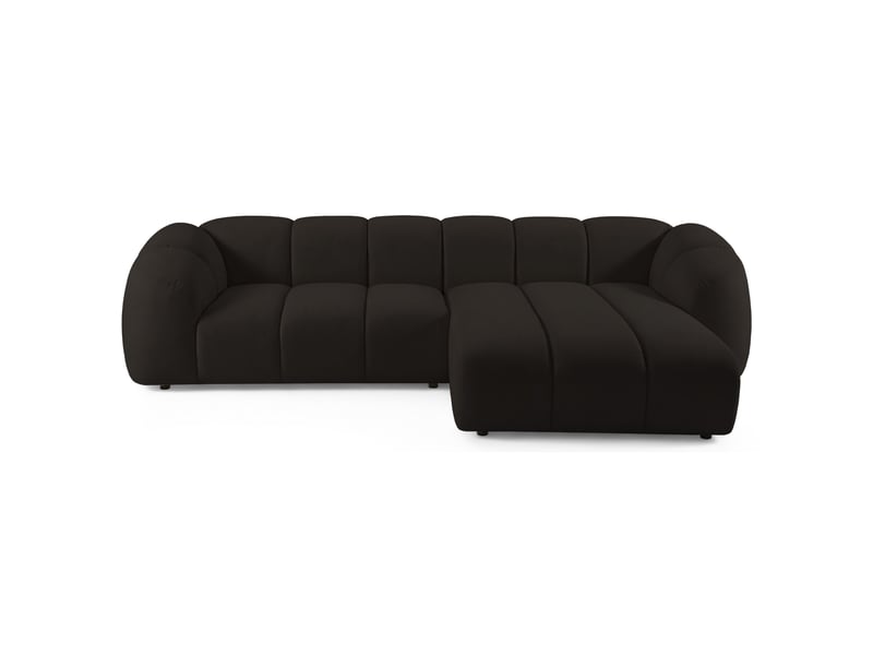 Selsey millma - canapé d'angle - 300 cm - velours marron Millma - Conforama D