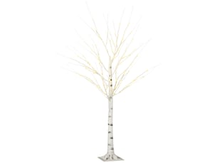 Arbre lumineux led - décoration lumineuse blanc chaud - 96 leds - usage intérieur - 150 cm - décoration de noël chambre maison blanc