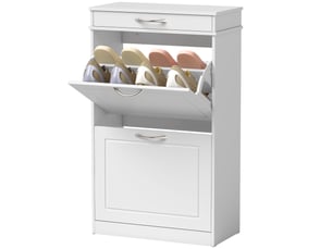 Meuble à chaussures 12 paire(s)  <strong></strong>  <strong></strong> coloris blanc